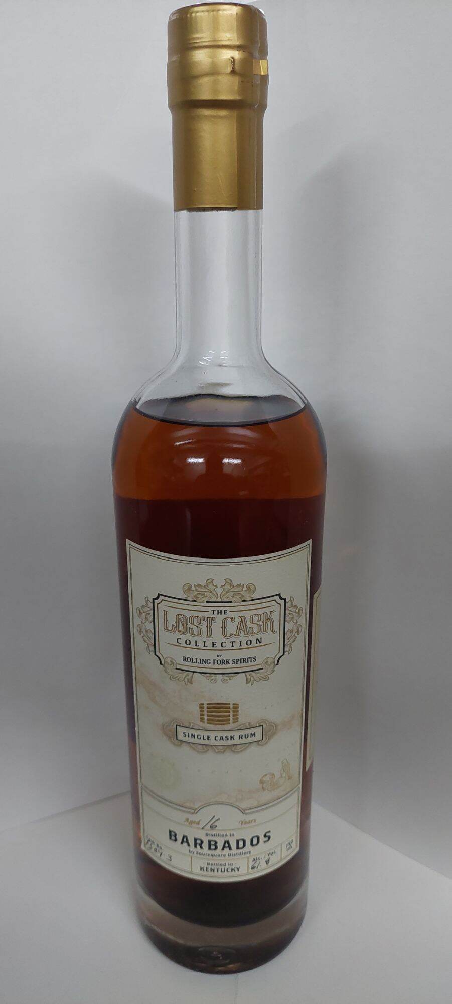 ROLLING FORK THE LOST CASK COLLECTION AGE 16 YEARS SINGLE CASK RUM