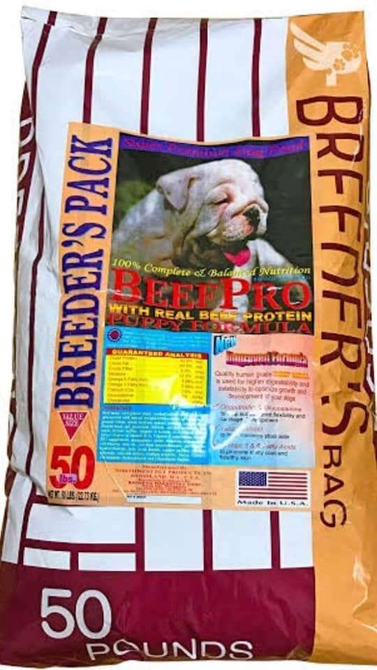 Beef pro puppy clearance food