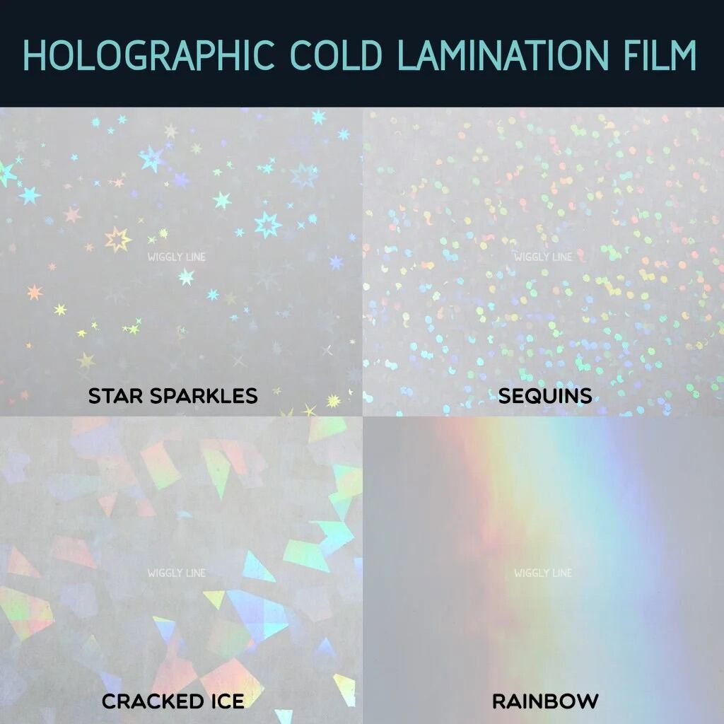 Small Dots Cold Laminate Holographic Laminate (A4 Sheets)