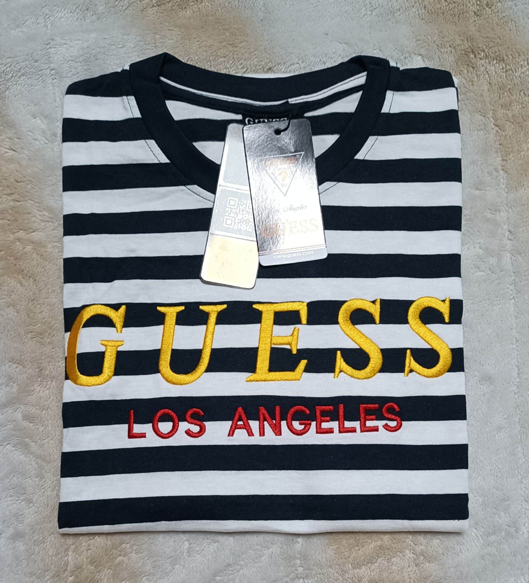 Guess striped outlet shirt ph