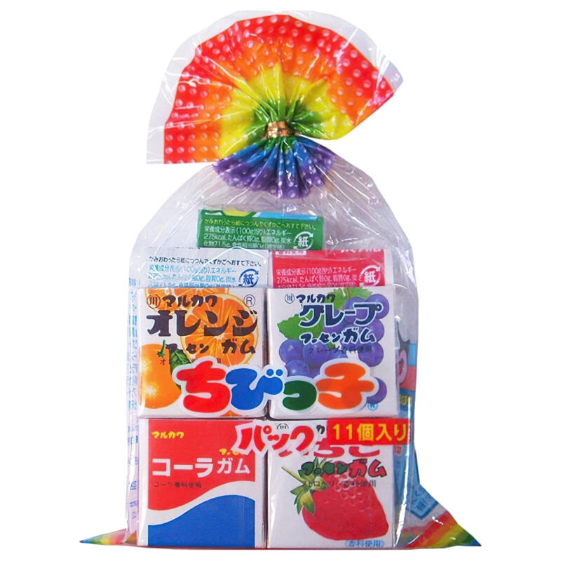 Japan Import Marukawa Mixed Fruit Flavor Bubble Gum Chewing Gum Ramune ...