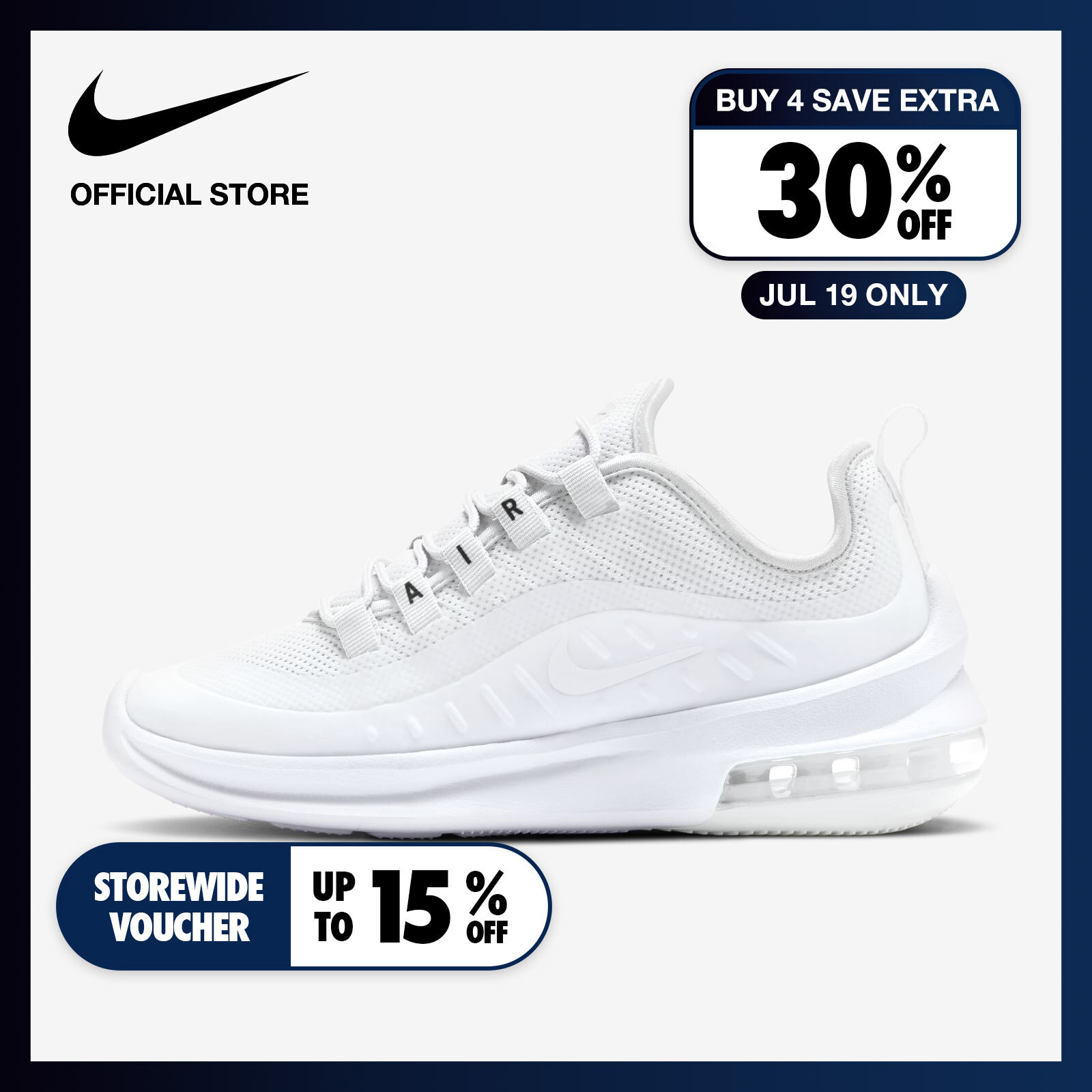 Nike Women's Air Max Axis Shoes - White