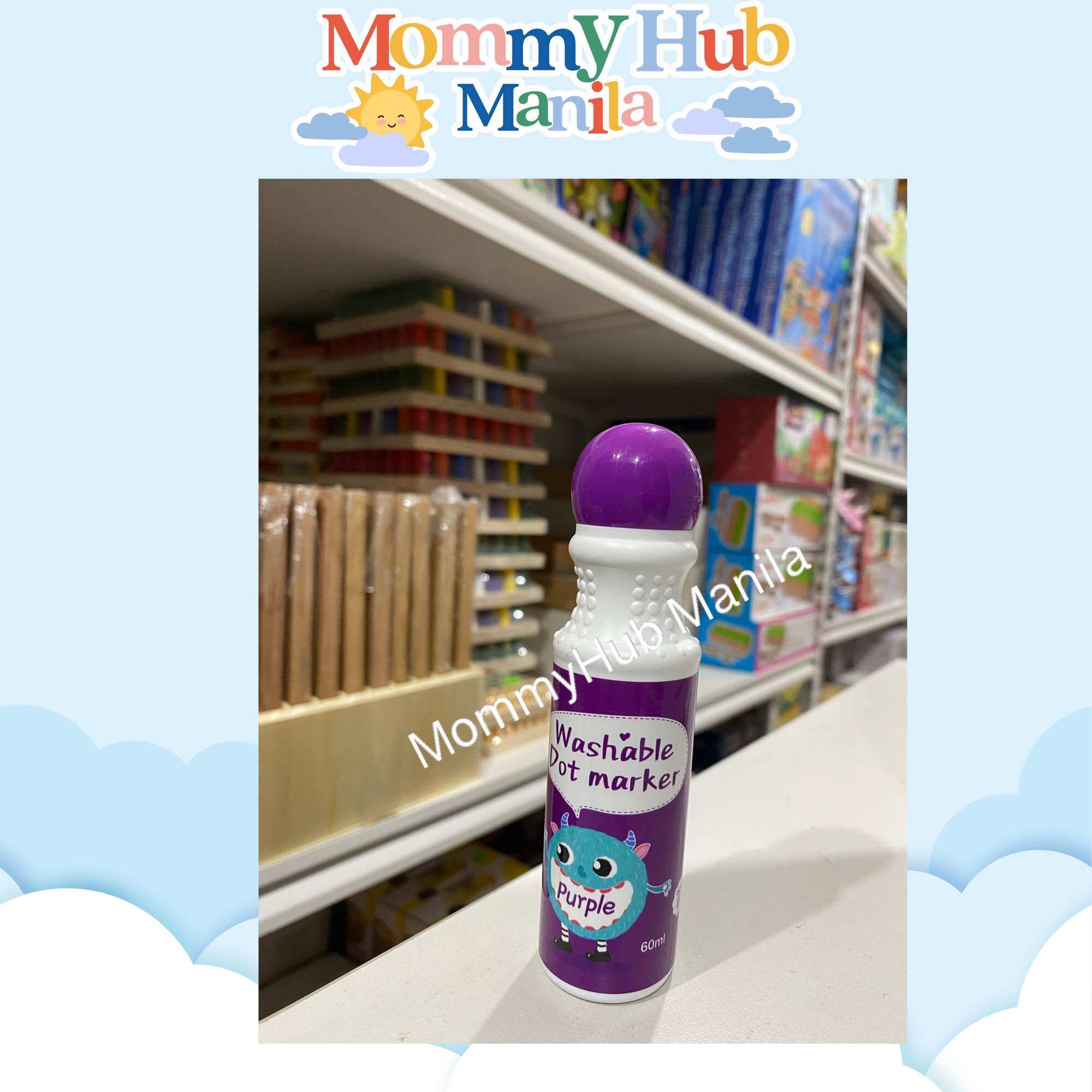 Superdots 3 piece set primary colors washable dot markers