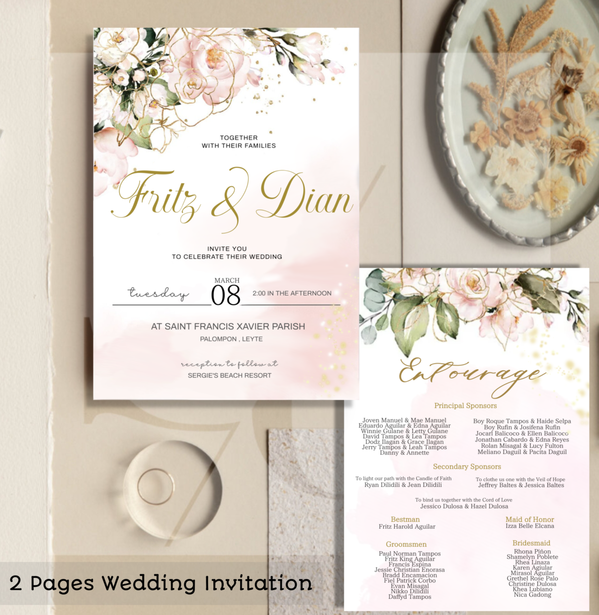 2-pages-invitation-wedding-blush-gold-elegant-style-lazada-ph