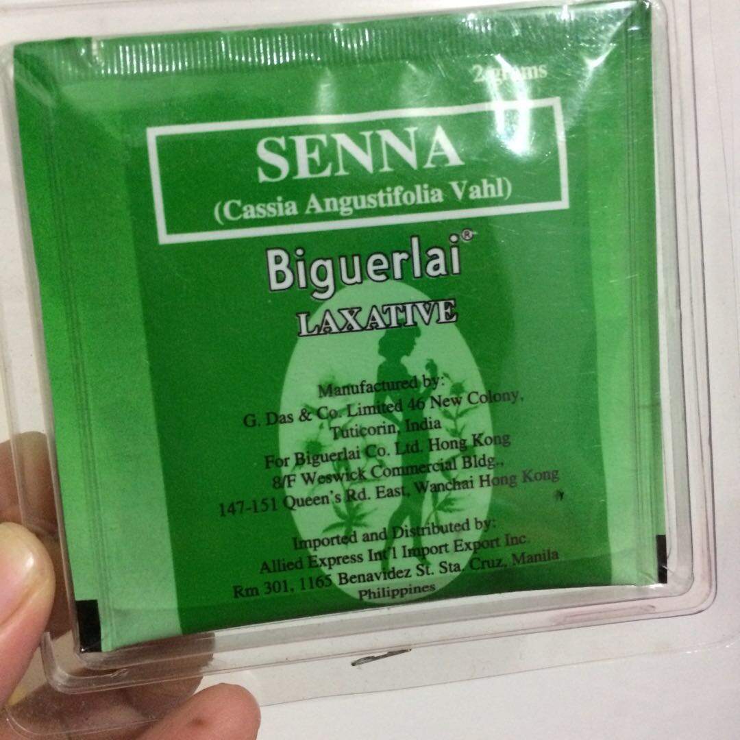 Biguerlai tea Senna laxative by 5s trial pack Lazada PH