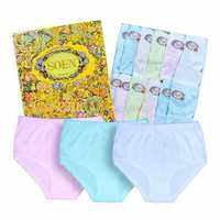 SOEN SMP Semi Panty Embroidery (no garter in legs) (6pcs) (12pcs) assorted colors For Women