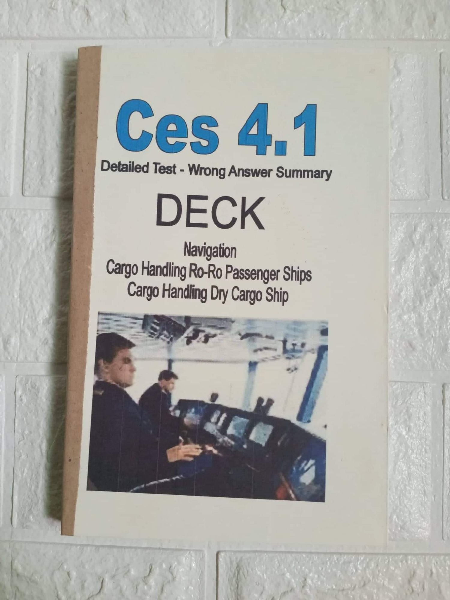 CES 4.1 For Deck & Engine (Questions & Correct Answers) : Reviewer