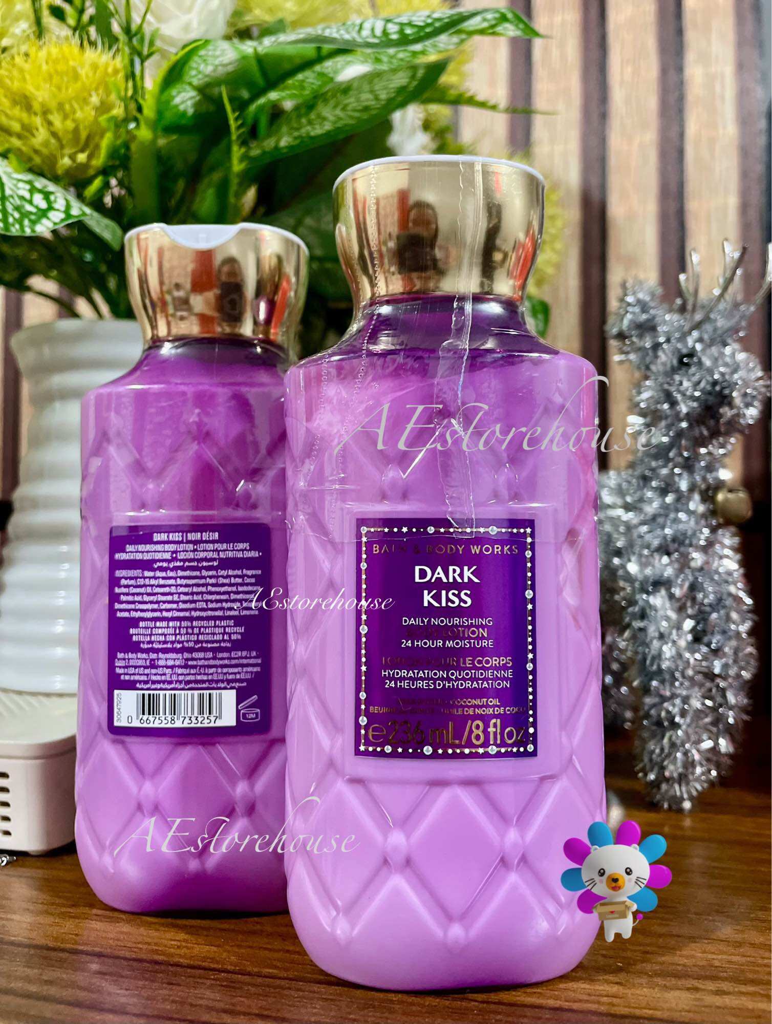 Original DARK KISS Bath and Body Works 236ml DARK KISS LOTION DARK