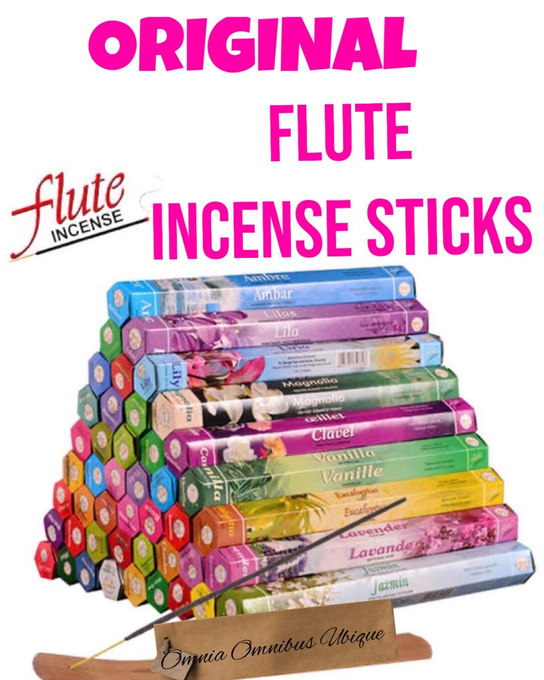 Flute Incense Sticks - Authentic Hand-Rolled from India