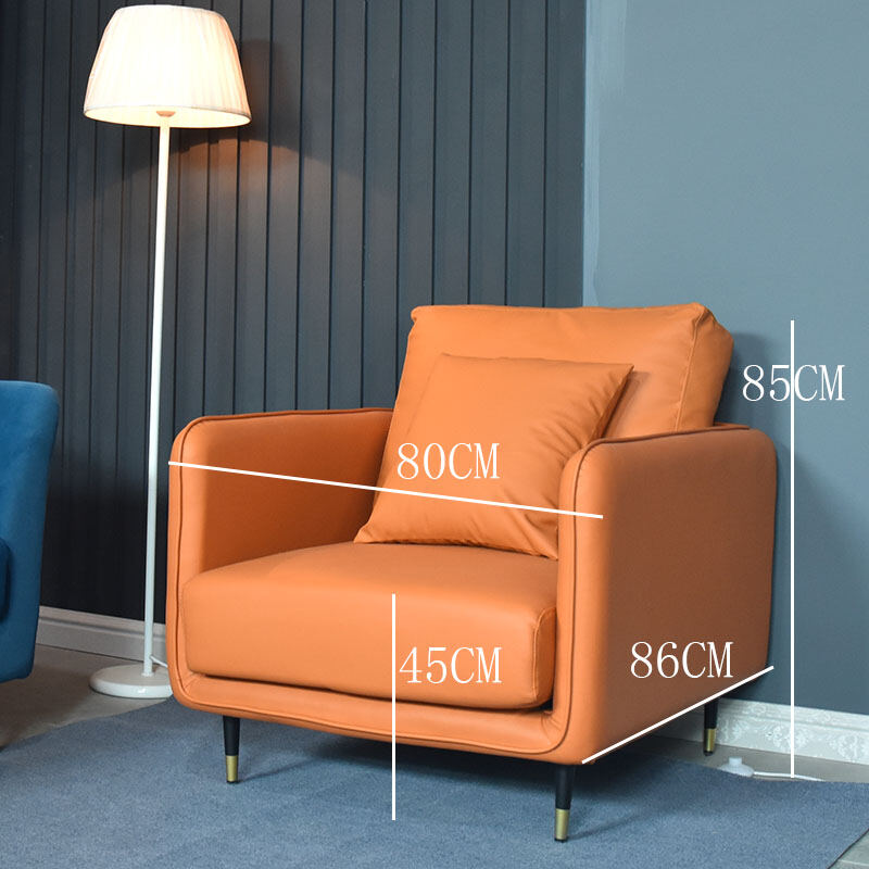 Light Luxury SingleSeat Sofa Chair Living Room Northern Europe Leisure