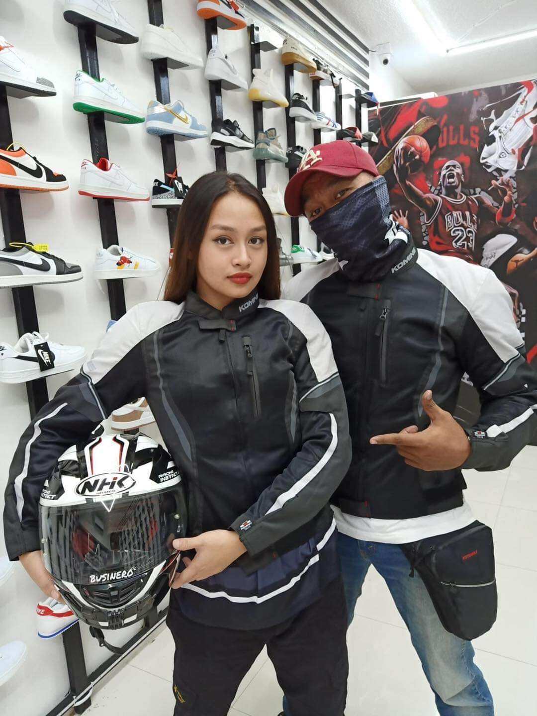 Komine Jk146 fully padded mesh jacket for motorcycle