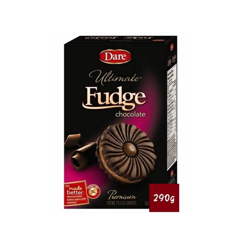 Dare Ultimate Fudge Chocolate Creme Cookies 290g Lazada PH