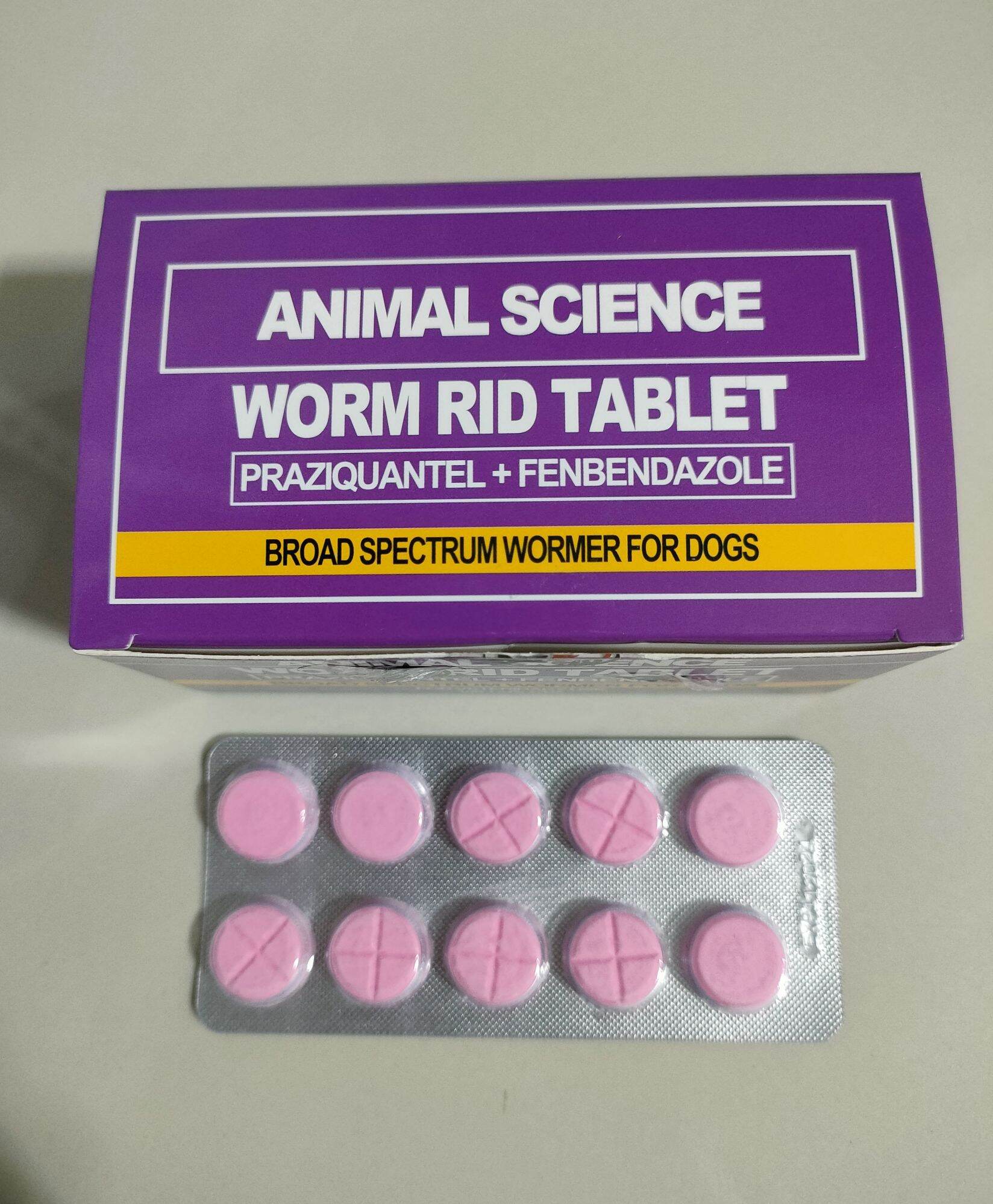 Wormrid Tablet Dewormer ( Sold Per Tablet) 1 Free sticker per tablet