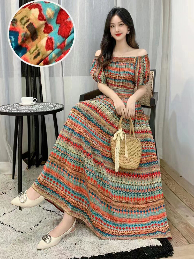 Shop Bohemian Long Maxi Dress Online with Best Discounts and Low Prices |  Lazada Philippines