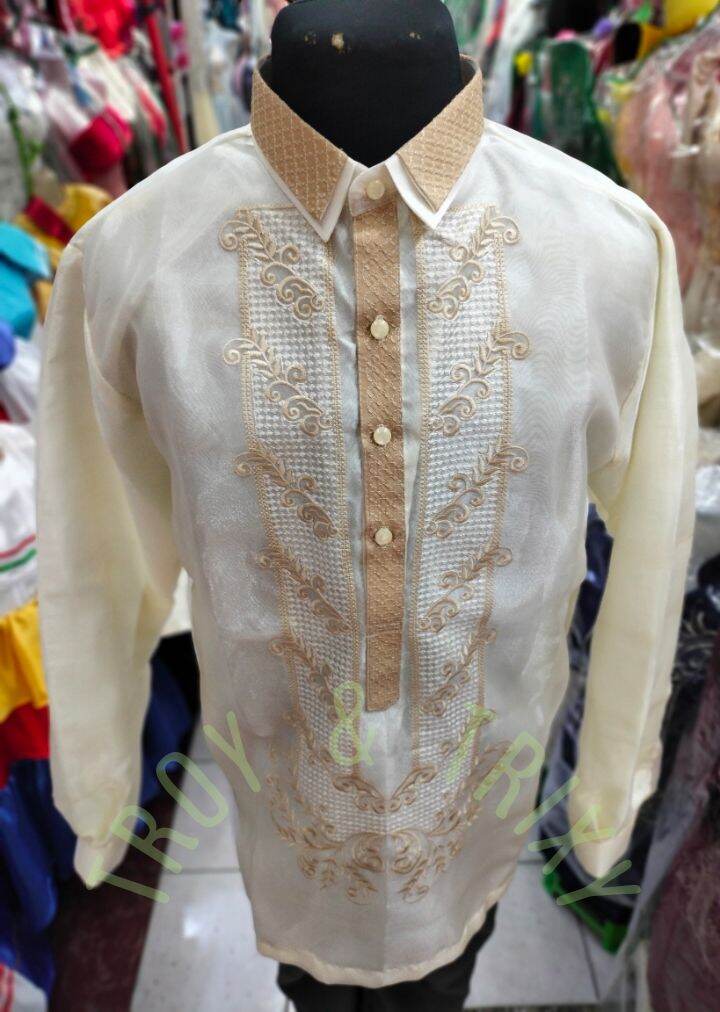 Barong Tagalog(Piña Organza) assorted embroidery design Lazada PH