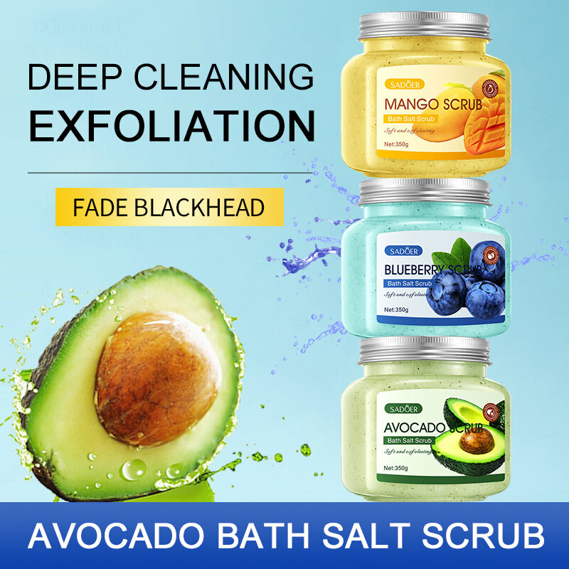 Avocado Exfoliating Body Scrub - Deep Cleansing & Whitening 350g