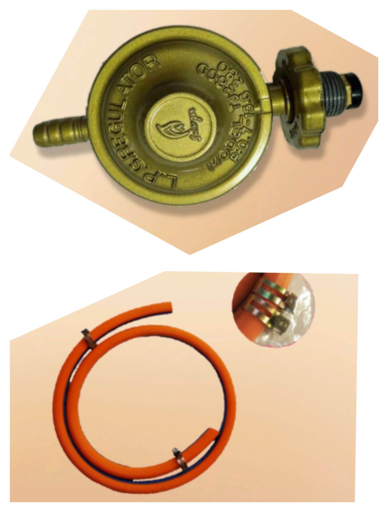 sungas lpg regulator with lpg hose (thread type regulator, compatible