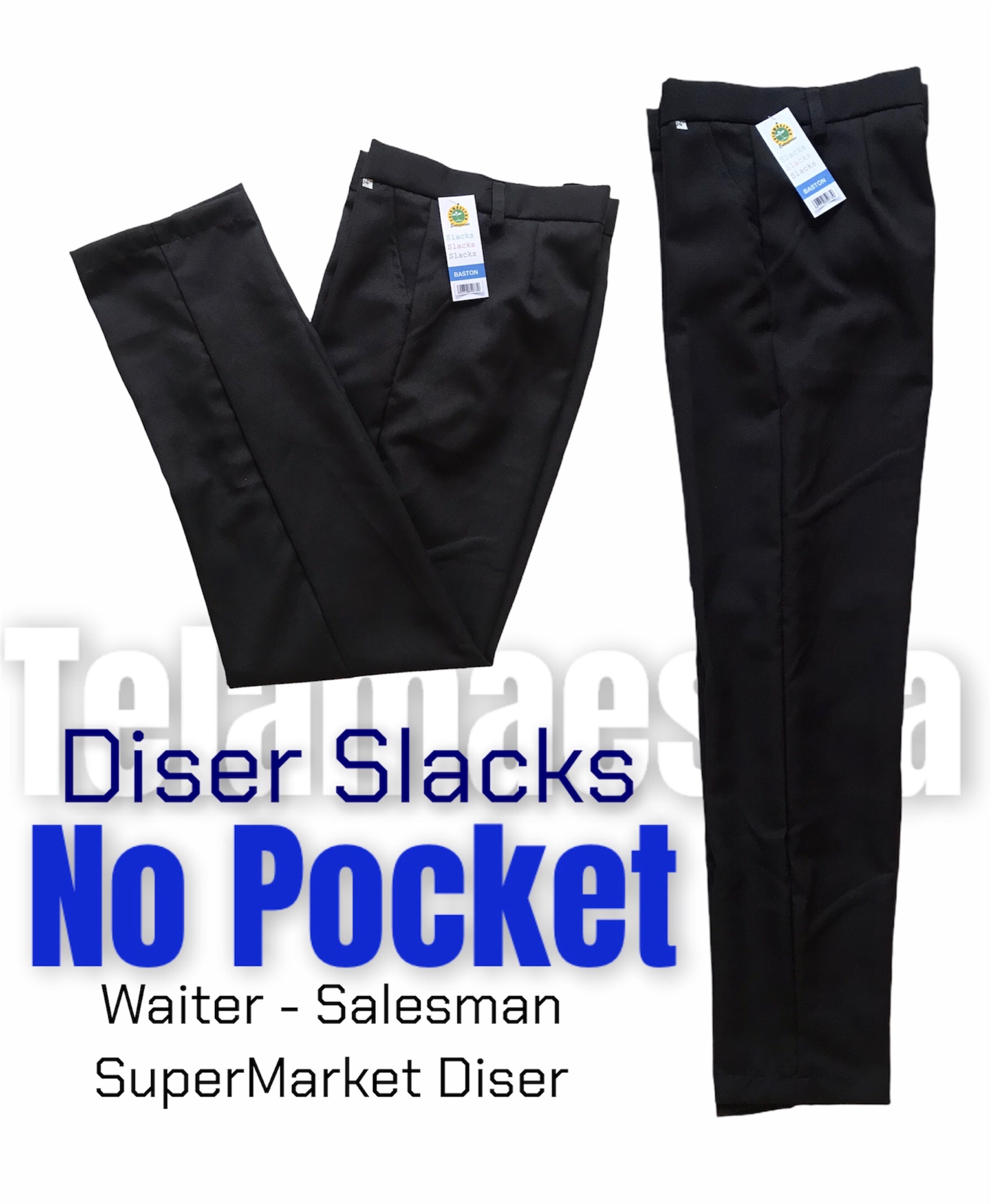 Diser Men Slacks Pants No Pocket