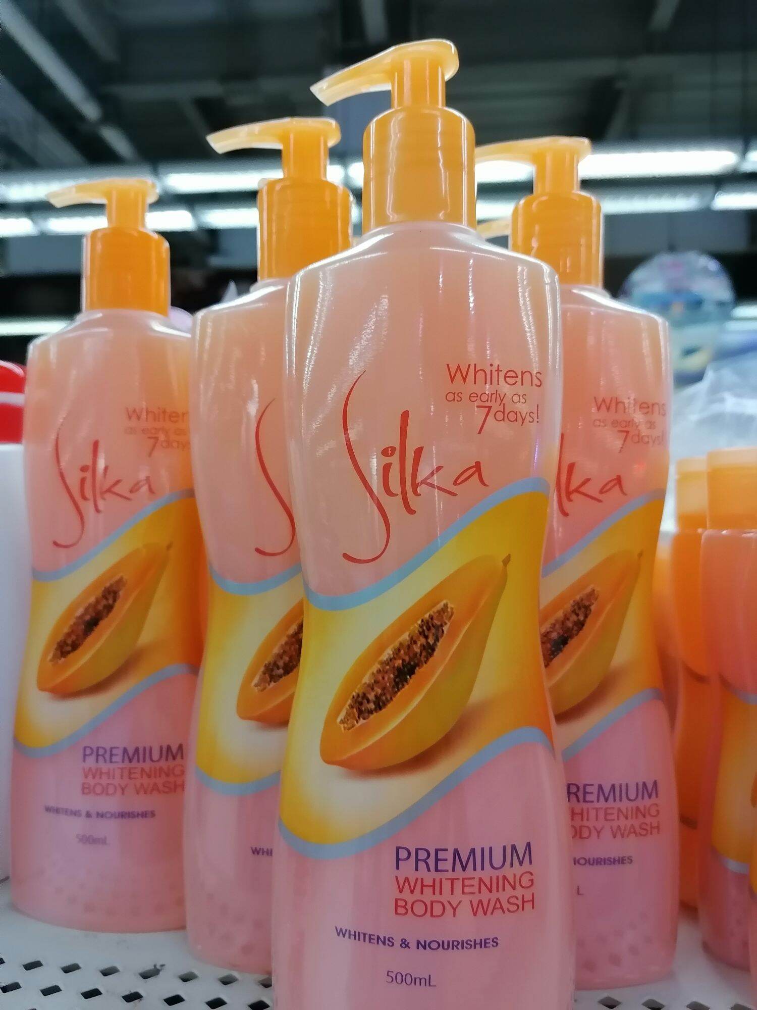 Silka Premium Whitening body wash (500ml) Lazada PH