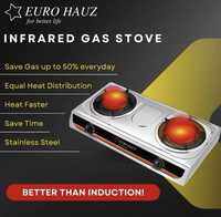 EuroHauz™ Infrared Gas Stove with FREEBIES SET KNIFE