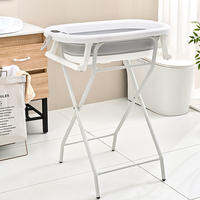 XIWUSHOUJIANG | Baby Bathtub Stand Foldable Bath Support