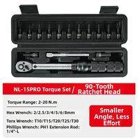 ThinkRider | Precision Torque Wrench Set Preset Hex Ratchet