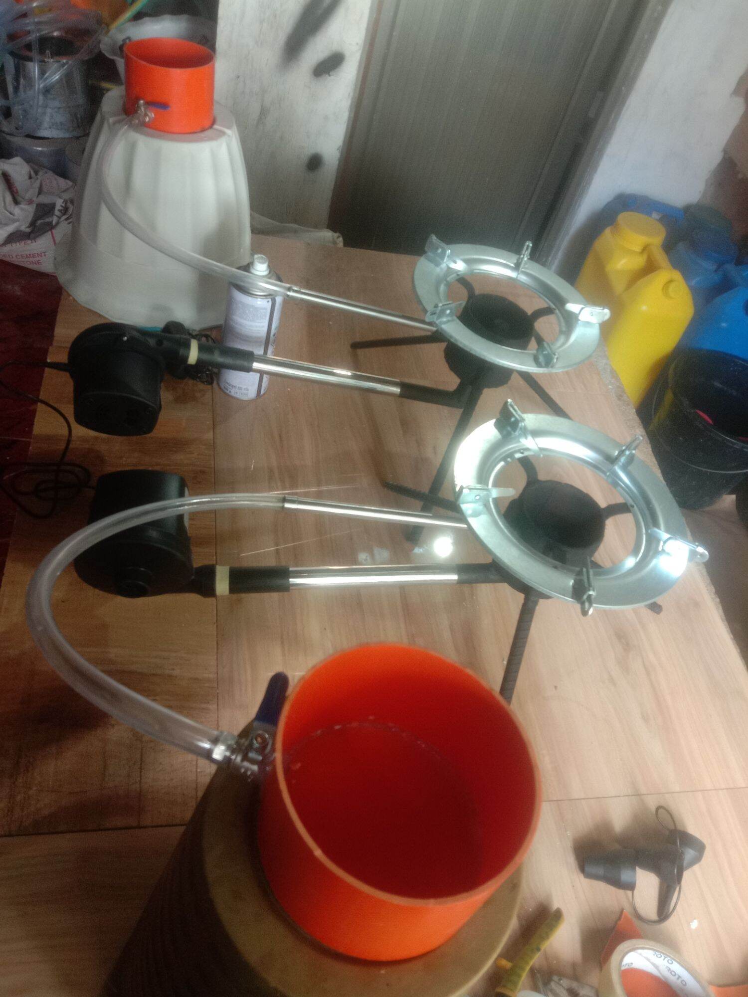 use oil kalan double burner w/blower hi speed blue flame 🔥 Lazada PH