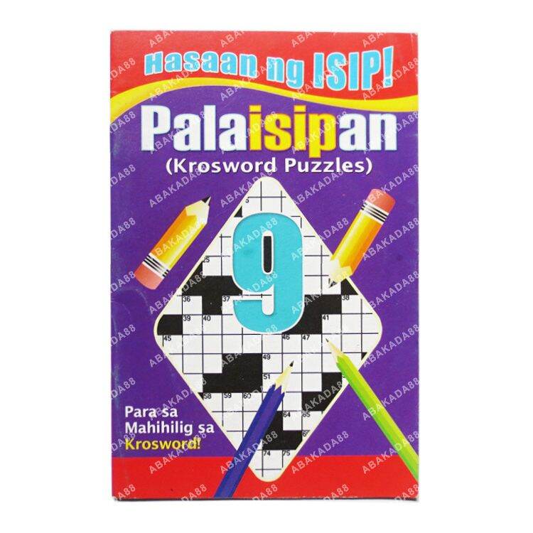 Palaisipan Krosword Puzzles Crossword Tagalog | Lazada PH