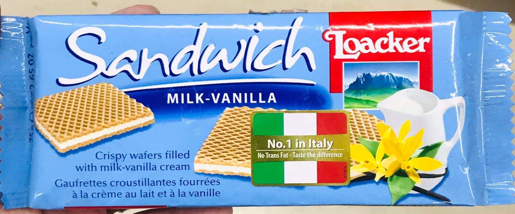 75g Loacker Milk Vanilla Sandwich Wafer | Lazada PH
