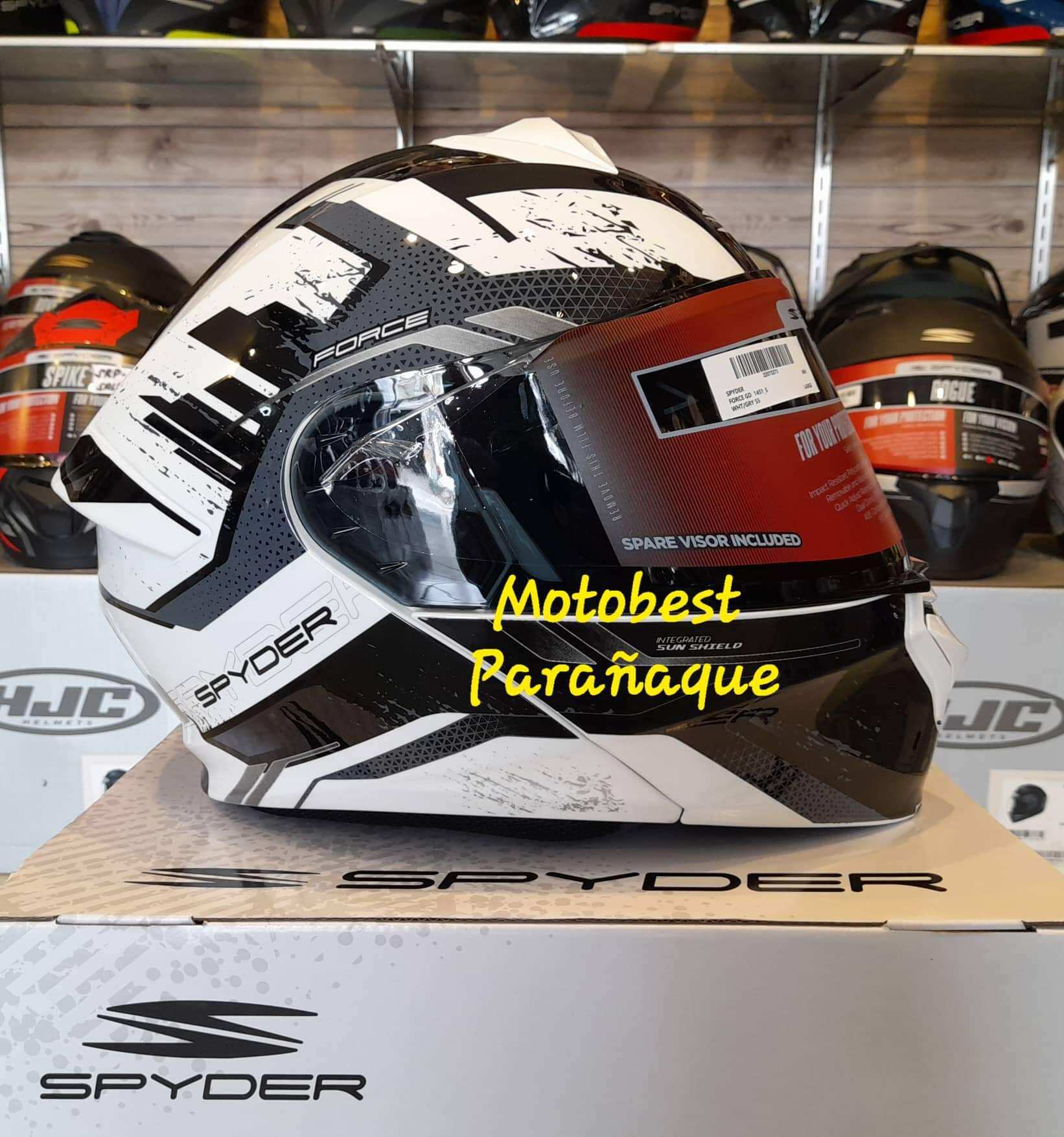 SPYDER Force GD S5 Helmet with Free Extra Visor