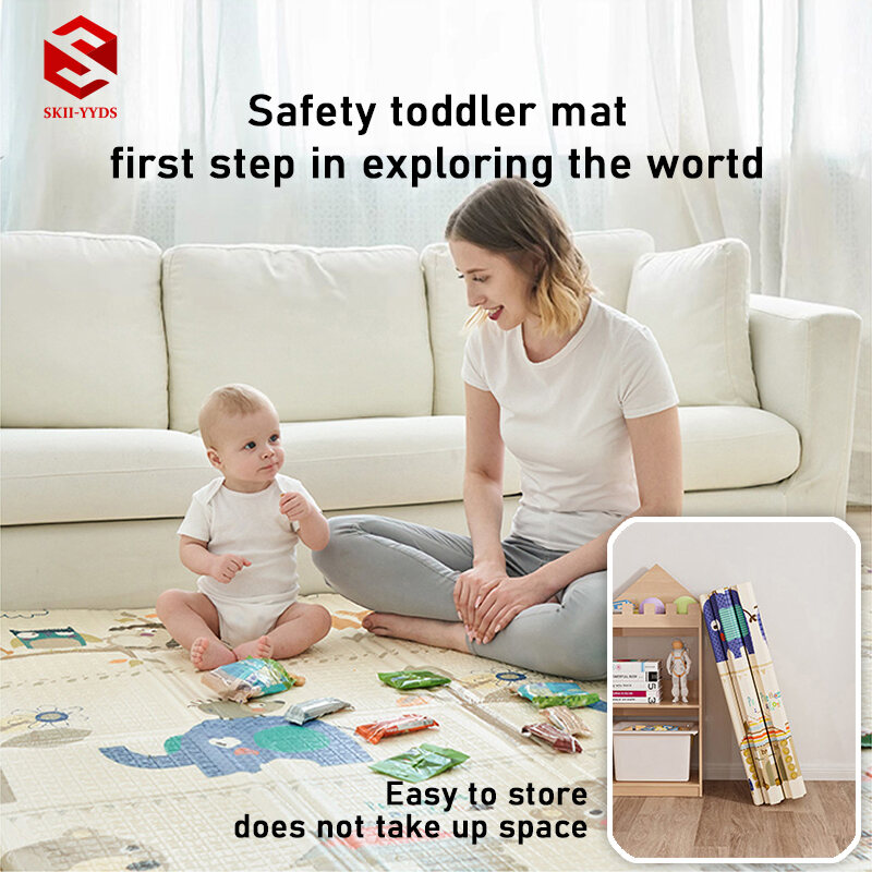 Foldable Waterproof Baby Crawling Mat - Insulated Floor Mat