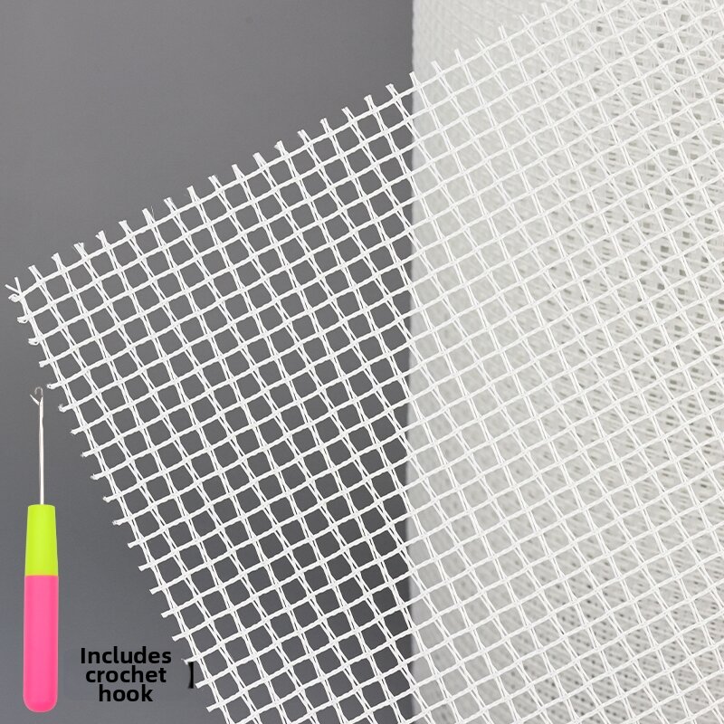 DIY Handmade Crochet Mesh Fabric