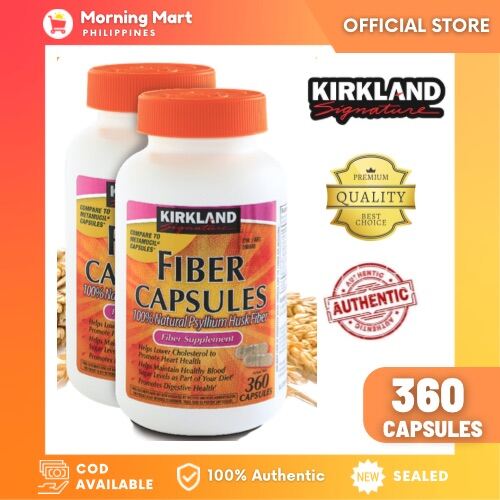 Kirkland Signature Psyllium Fiber, 360 Capsules Expiry 03/2024
