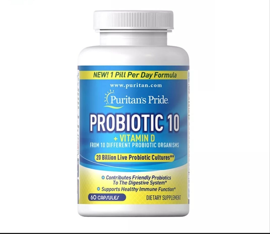 Puritan's Pride Probiotics 10 +vitamin D 