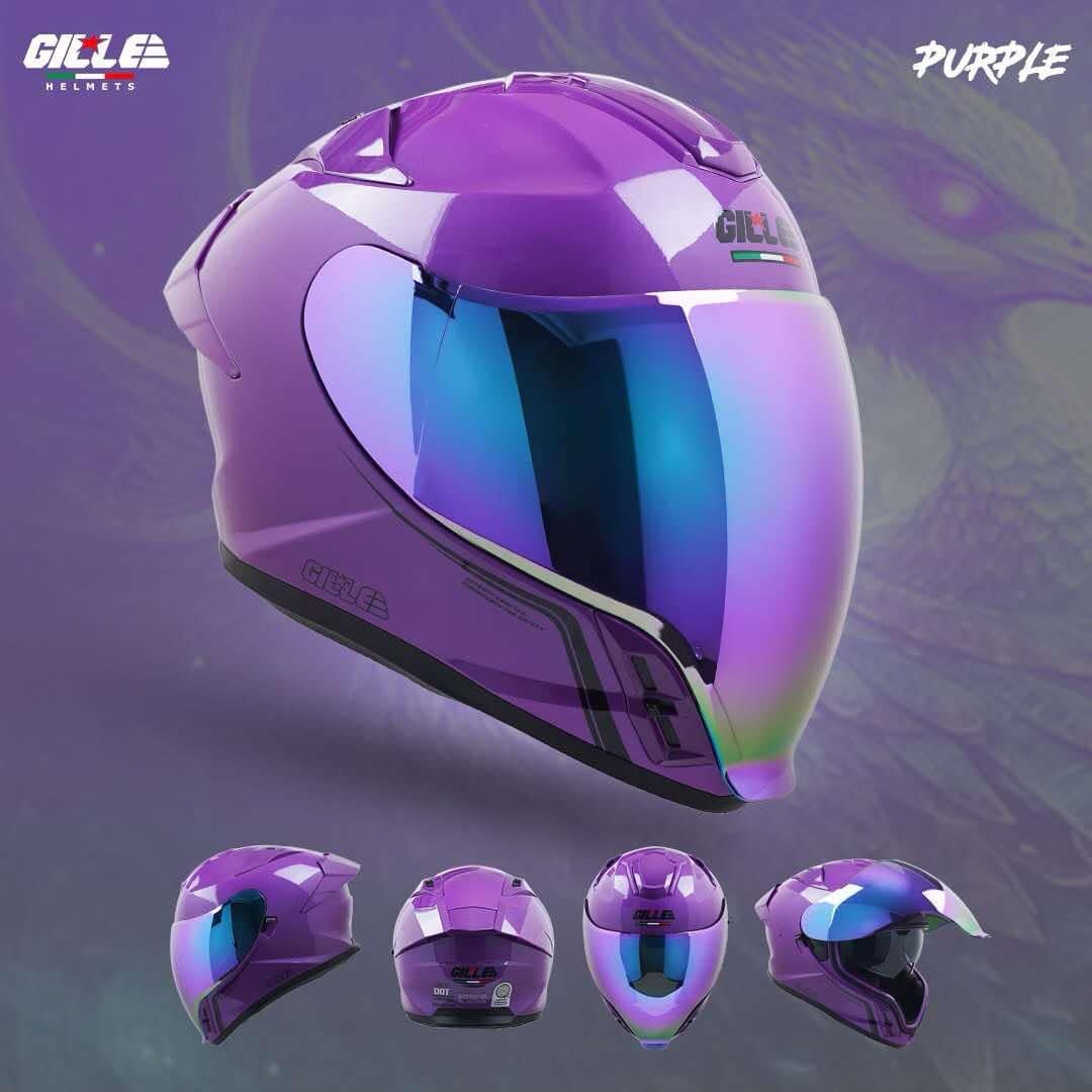 GILLE Phoenix Dualvisor Fullface helmet with Freebies. 