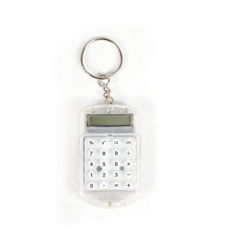 Mini Silent Calculator with Clear Flip Cover