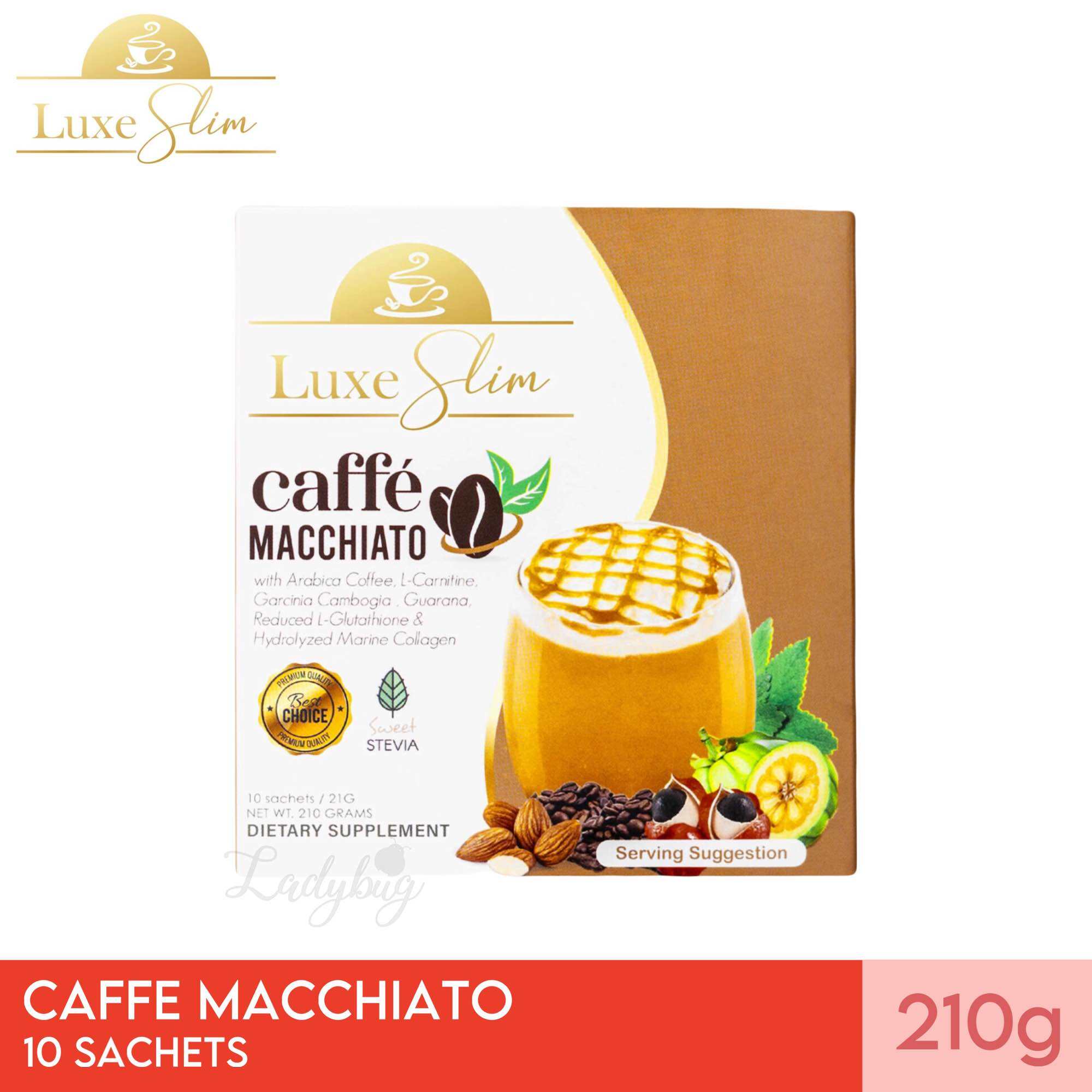 Luxe Slim - Caffe Macchiato - 500g - Half Kilo Canister - BIG SIZE – Sukli  - Filipino Grocery Online USA