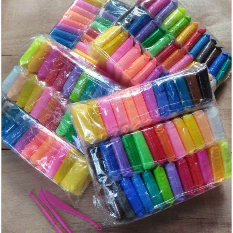 24 pcs bouncing / light clay
