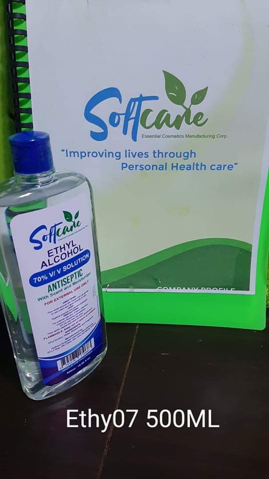 Softcare Eth07-500ml Antiseptic with Scent and Moisturizer
