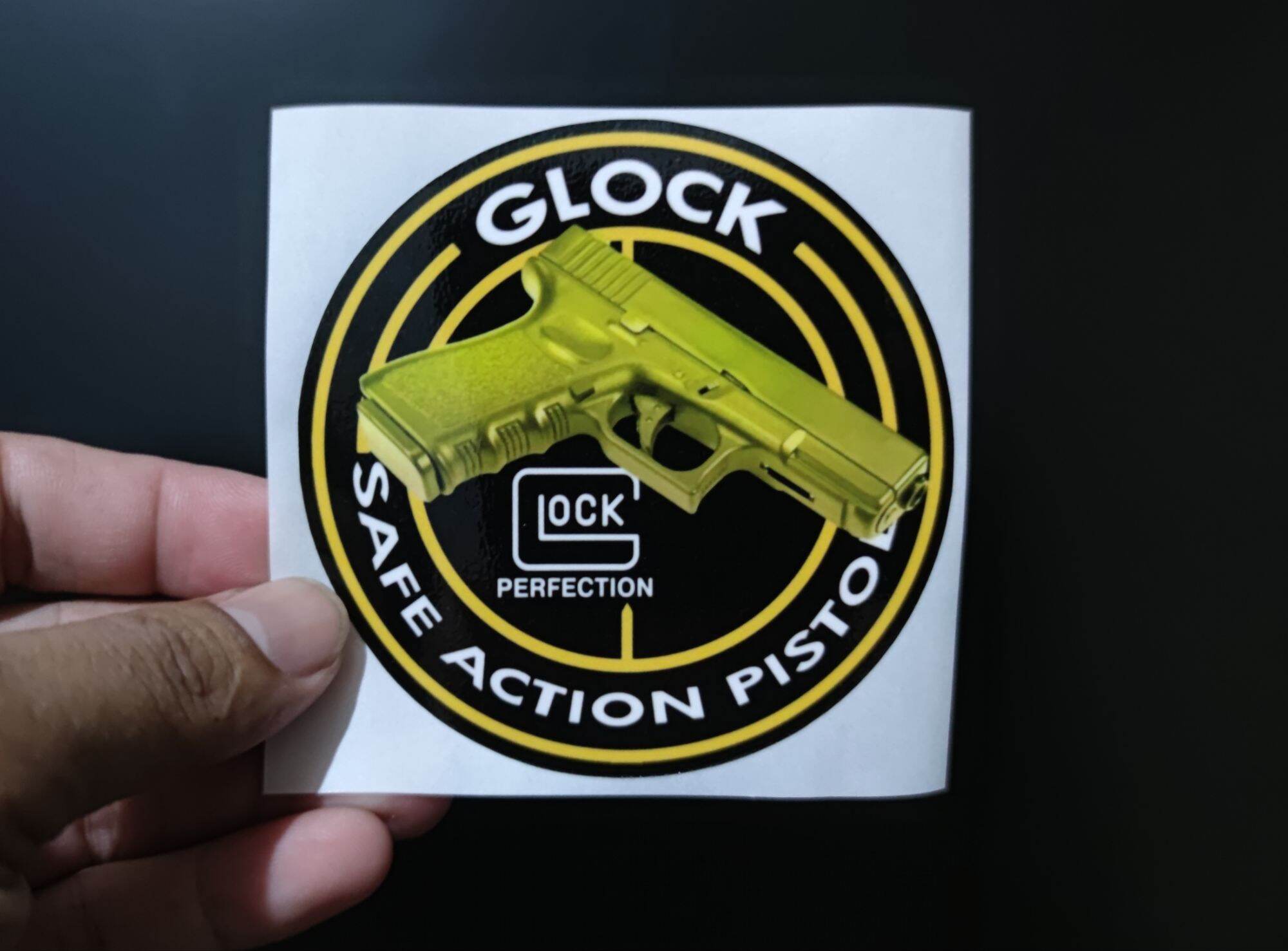 Glock Logo Vinyl Sticker Waterproof Laminated Sticker Lazada Ph 5868