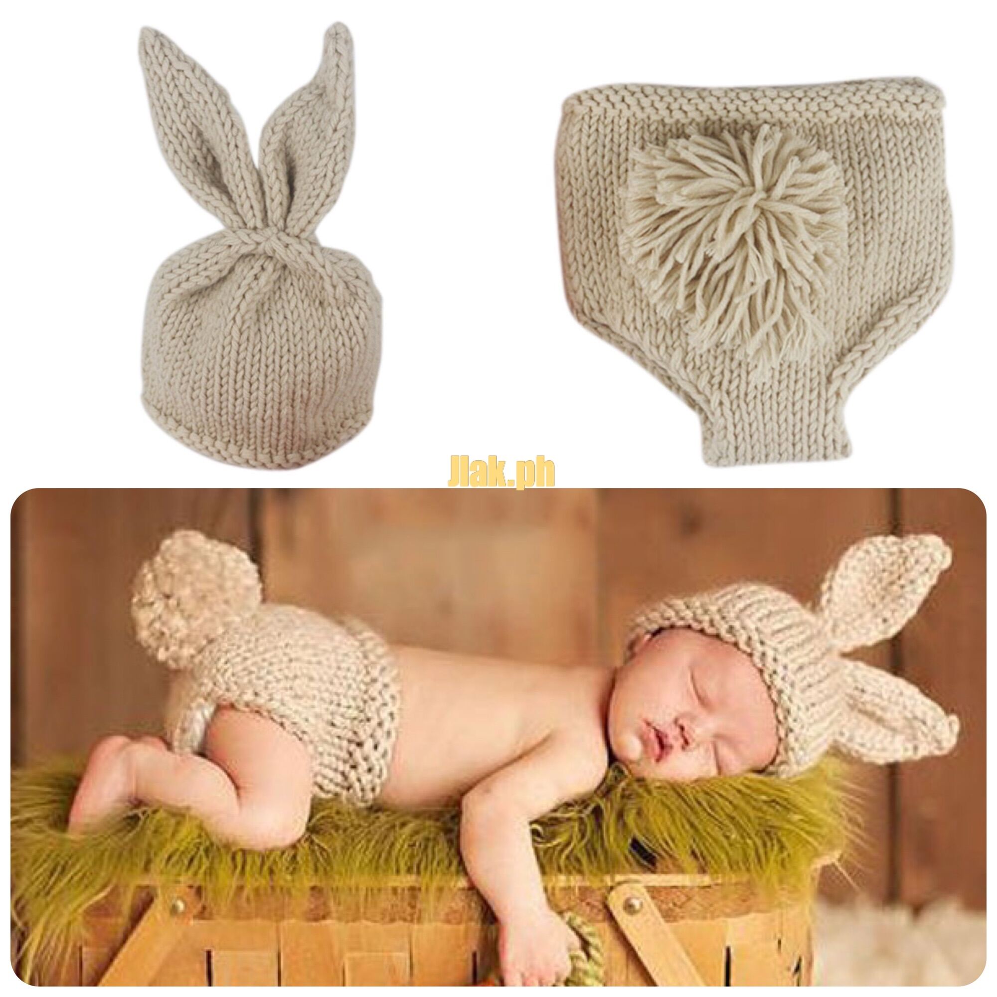 Crochet Pattern Crochet Bunny Outfit For Newborn Newborn Crochet