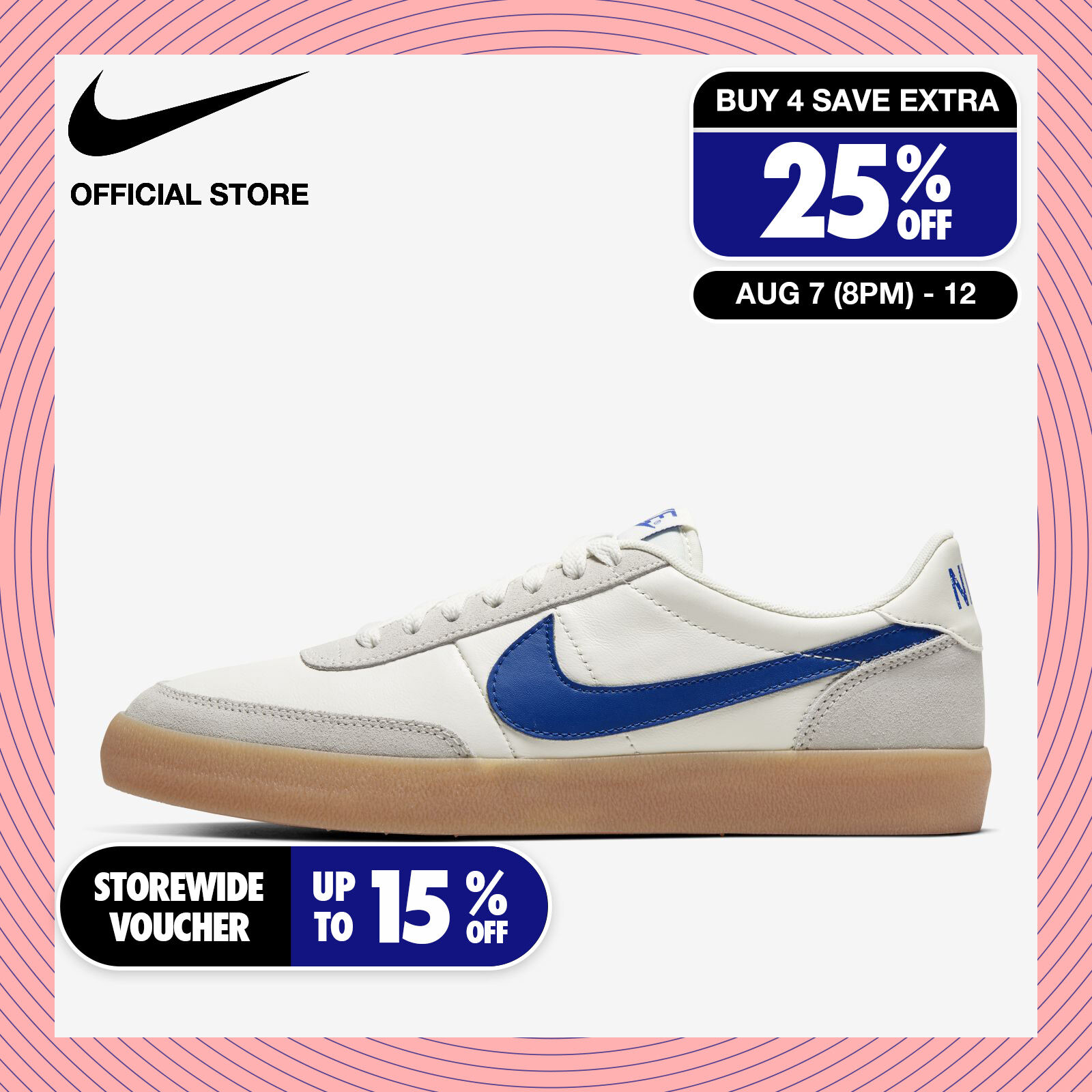 Discount on Nike  shoes - SKU: Nike Men's Killshot 2 Leather Shoes - Sail