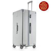 ZIYINGCHA | Large Vintage Luggage Lockable