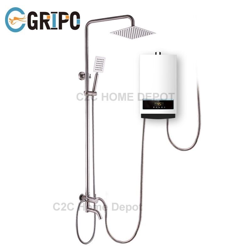 GRIPO sus304 stainless multi-functional shower set for water heater |  Lazada PH