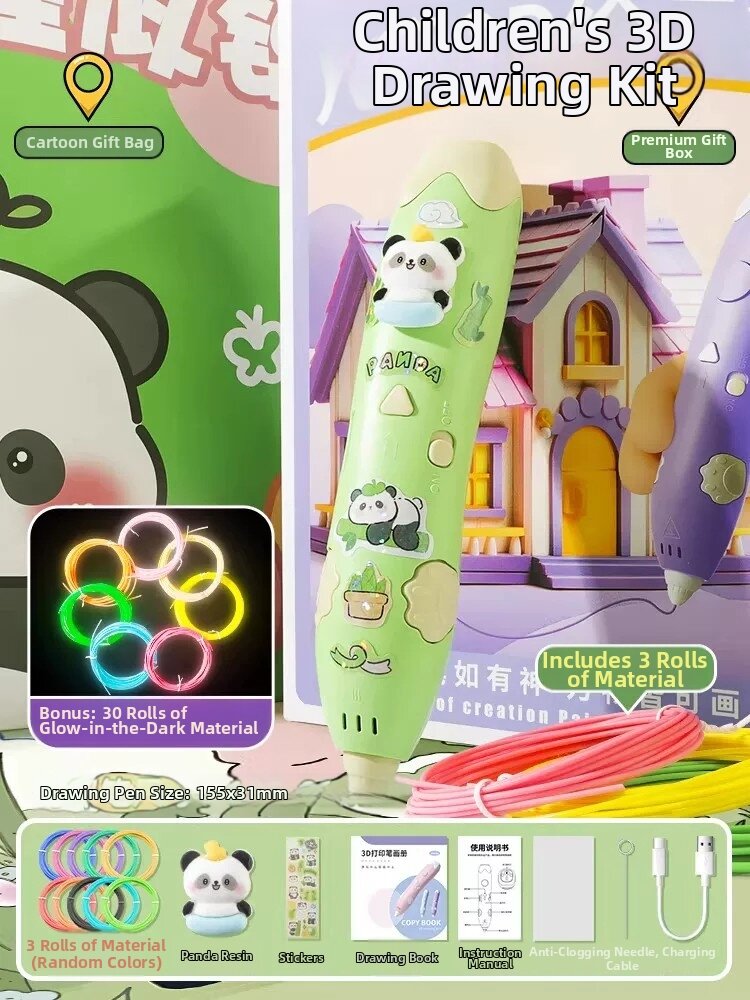 QIMINGXING | Low Temperature 3D Pen Children Drawing Toy