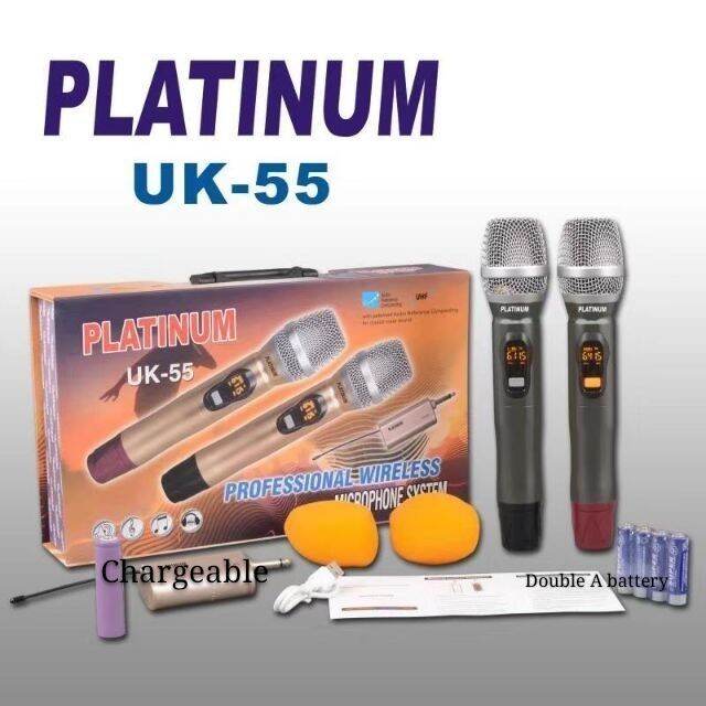 Platinum UK 55 Universal Microphone UHF System 1Set Lazada PH