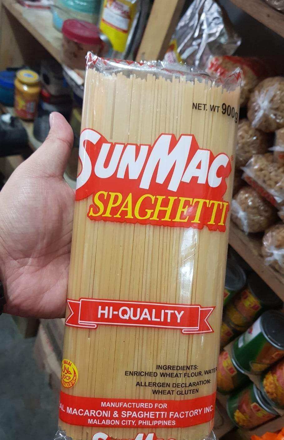 Sunmac Spaghetti Noodles 900 grams Lazada PH