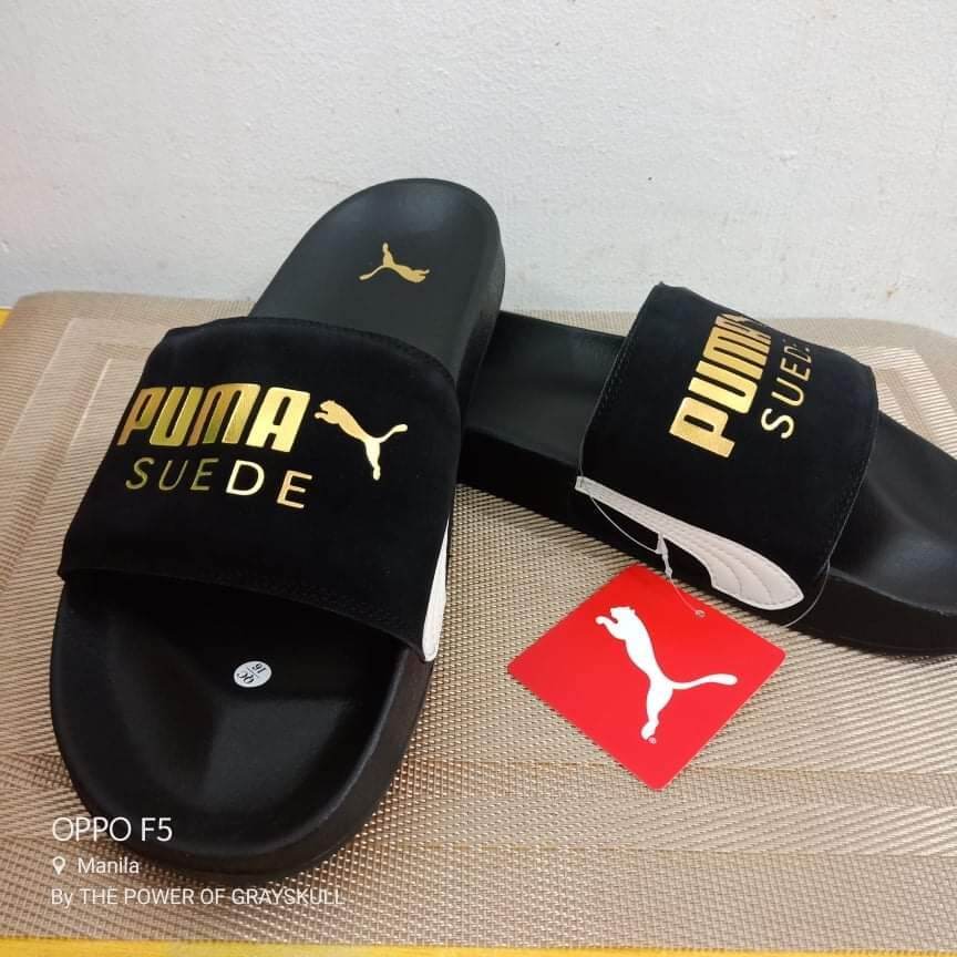 puma suede sandals
