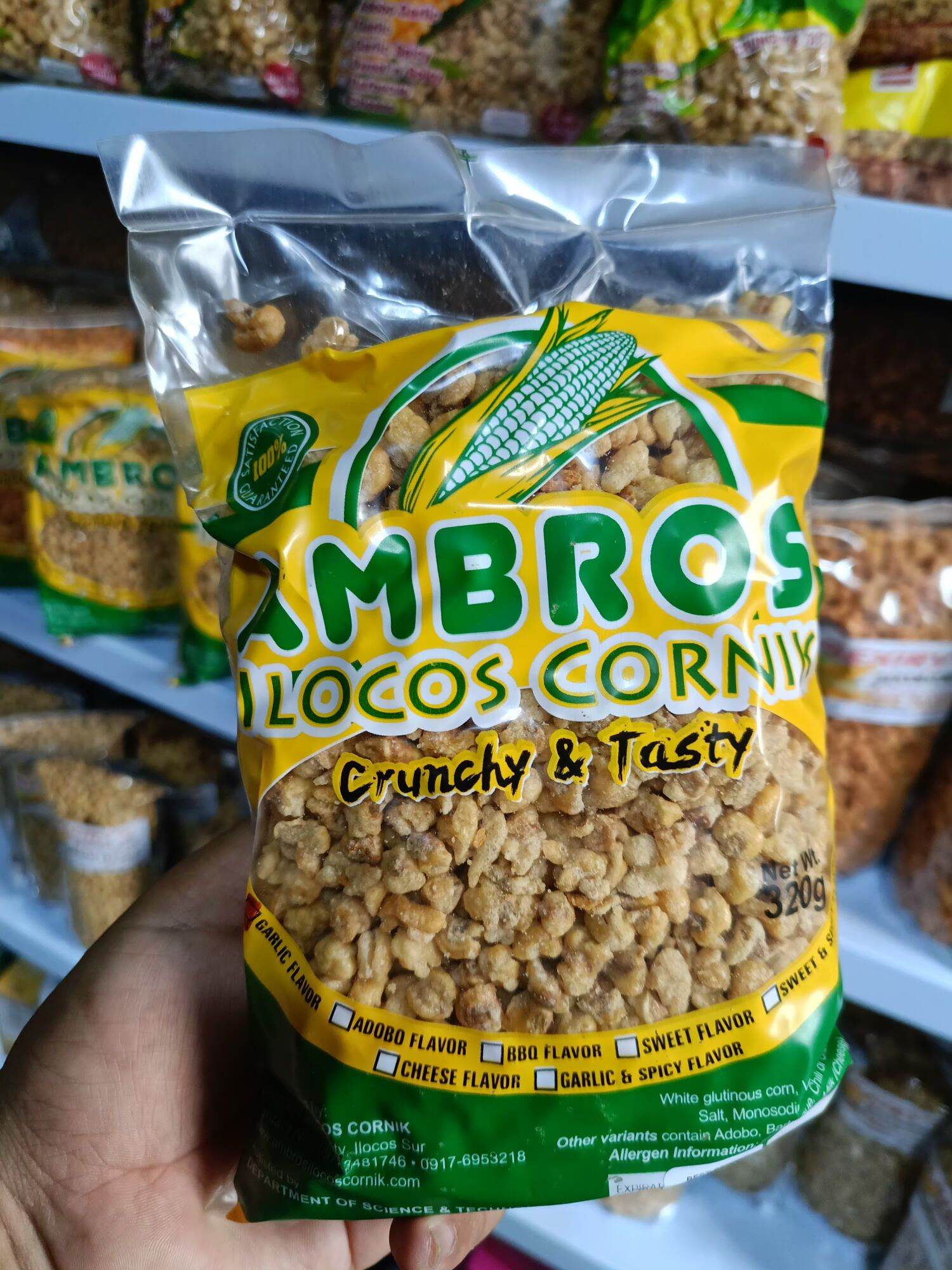 Ambros Ilocos Cornik origonal crunchy cornik snack | Lazada PH