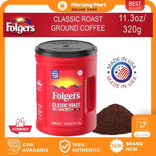 Folgers Classic Medium Roast Ground Coffee 1.44 kg red Pure Coffee
